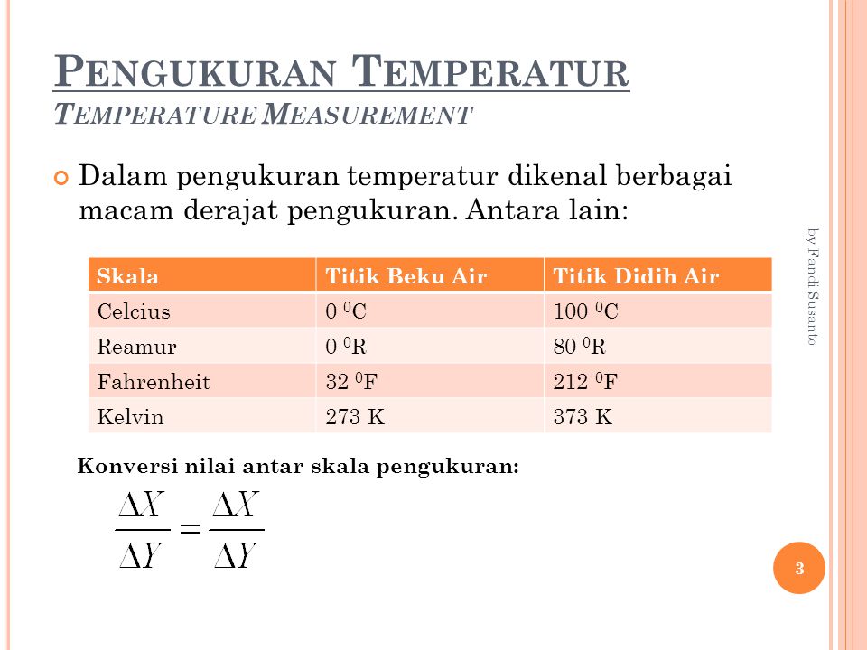 Pengukuran Temperatur Temperature Measurement
