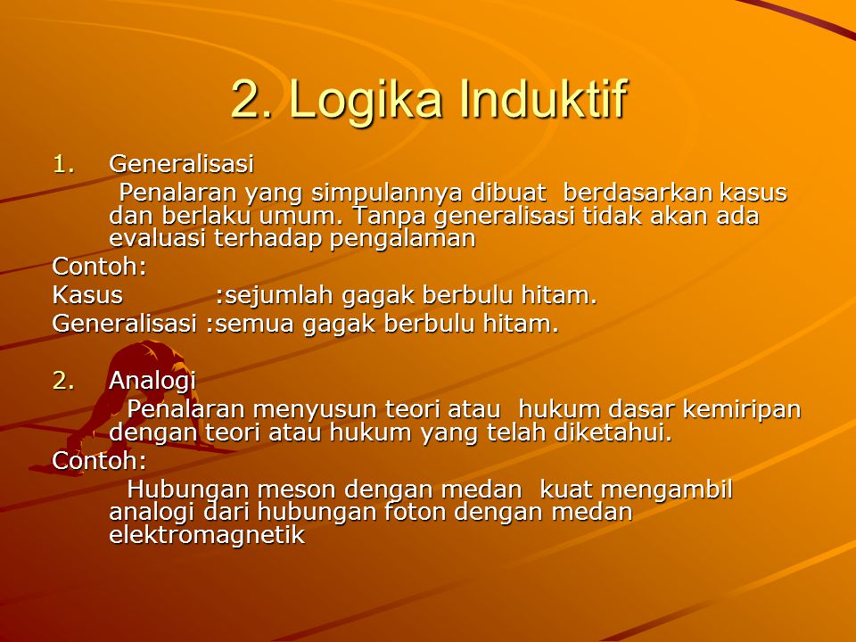 2. Logika Induktif Generalisasi