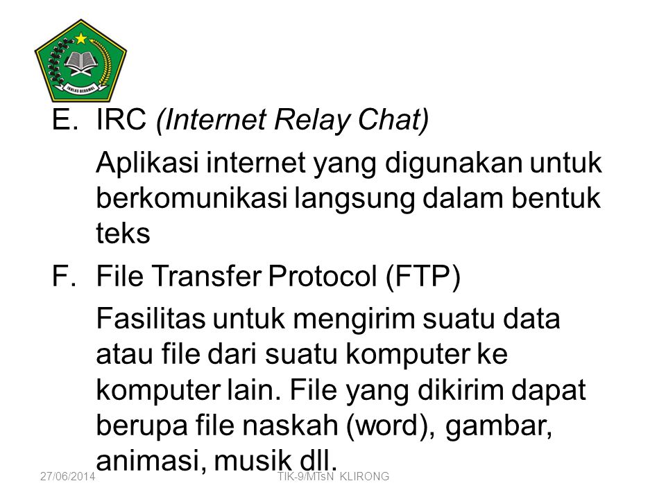 IRC (Internet Relay Chat)