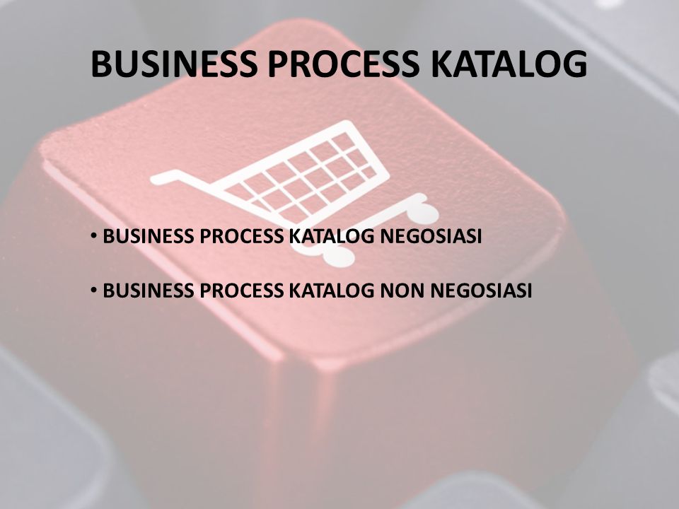 BUSINESS PROCESS KATALOG