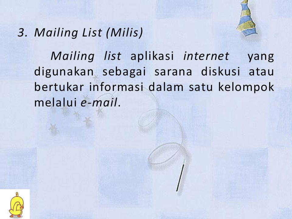 Mailing List (Milis)