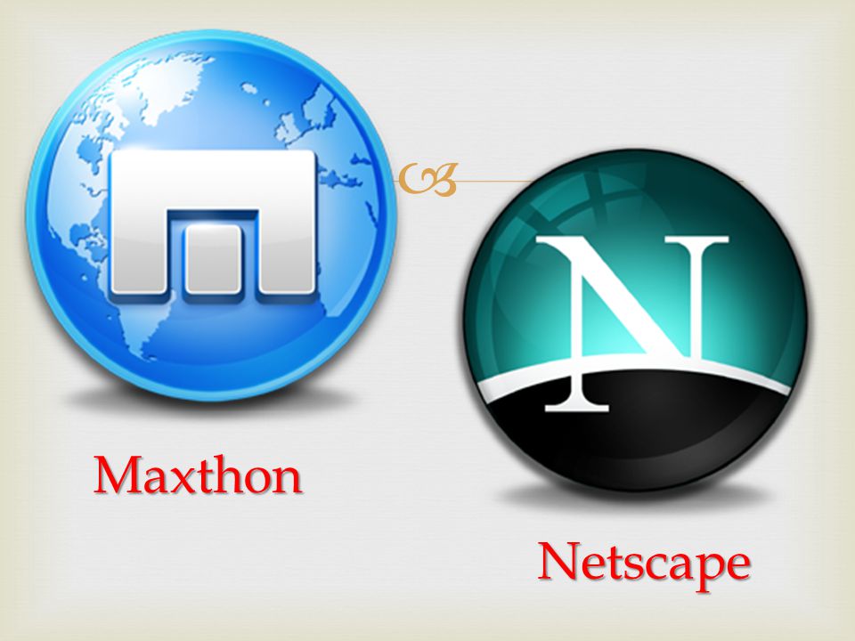 Maxthon Netscape