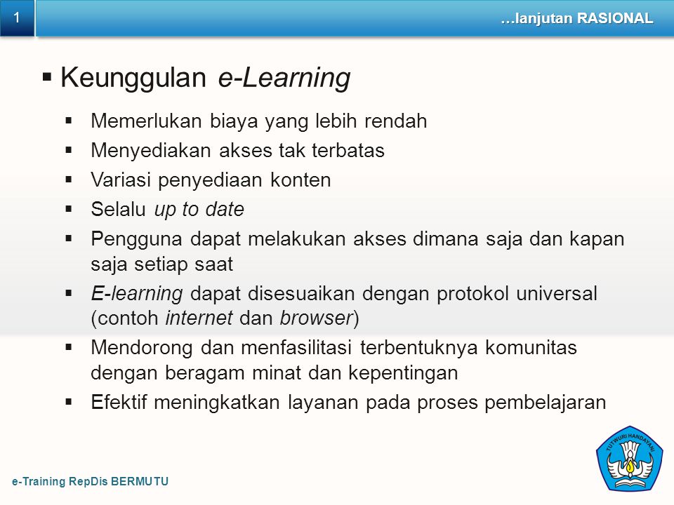 Keunggulan e-Learning