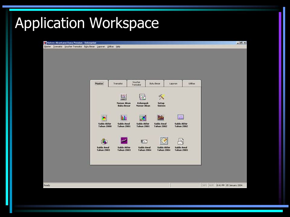 Application Workspace