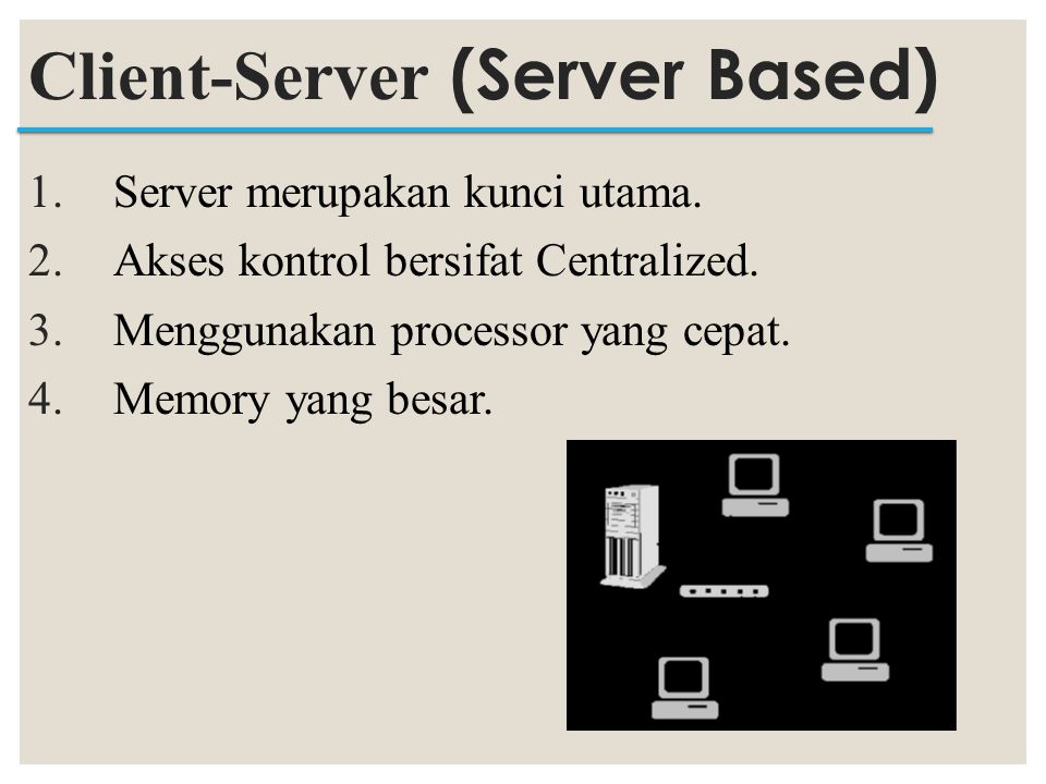 Client-Server (Server Based)
