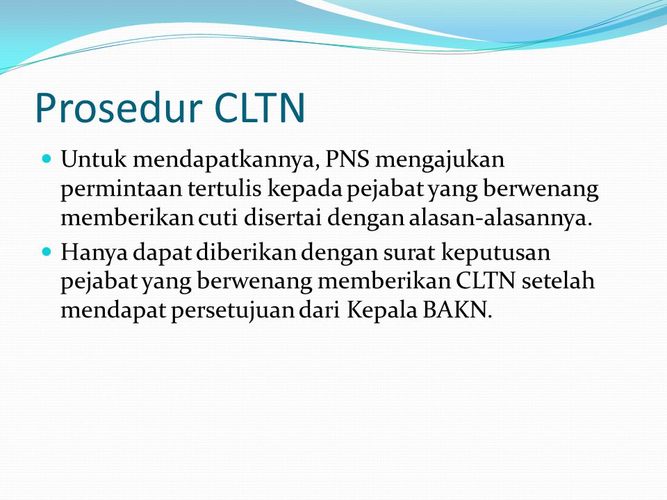 Prosedur CLTN