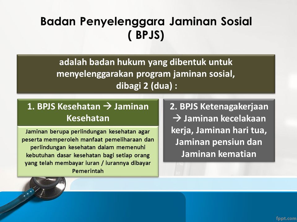 Badan Penyelenggara Jaminan Sosial ( BPJS)