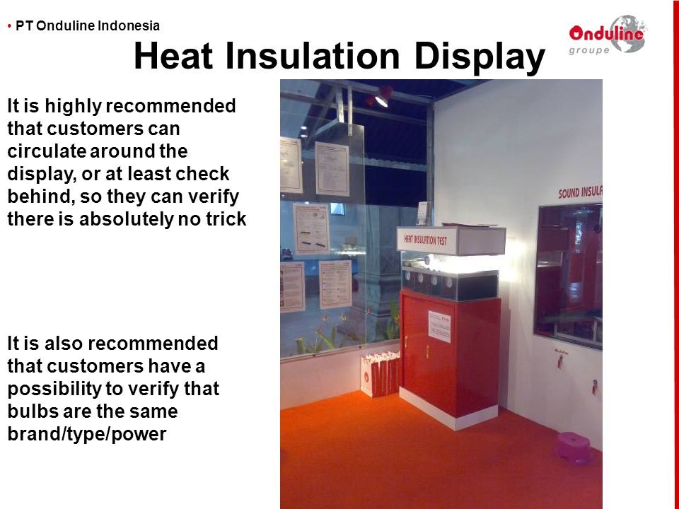 Heat Insulation Display