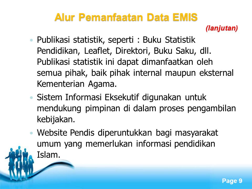 Alur Pemanfaatan Data EMIS