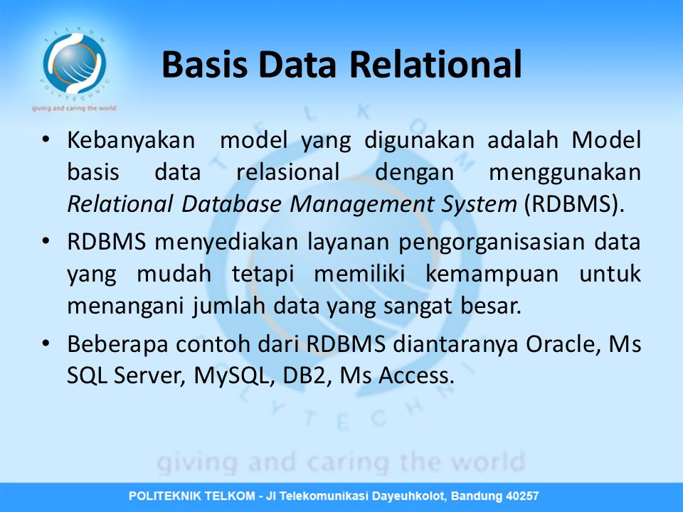 Basis Data Relational