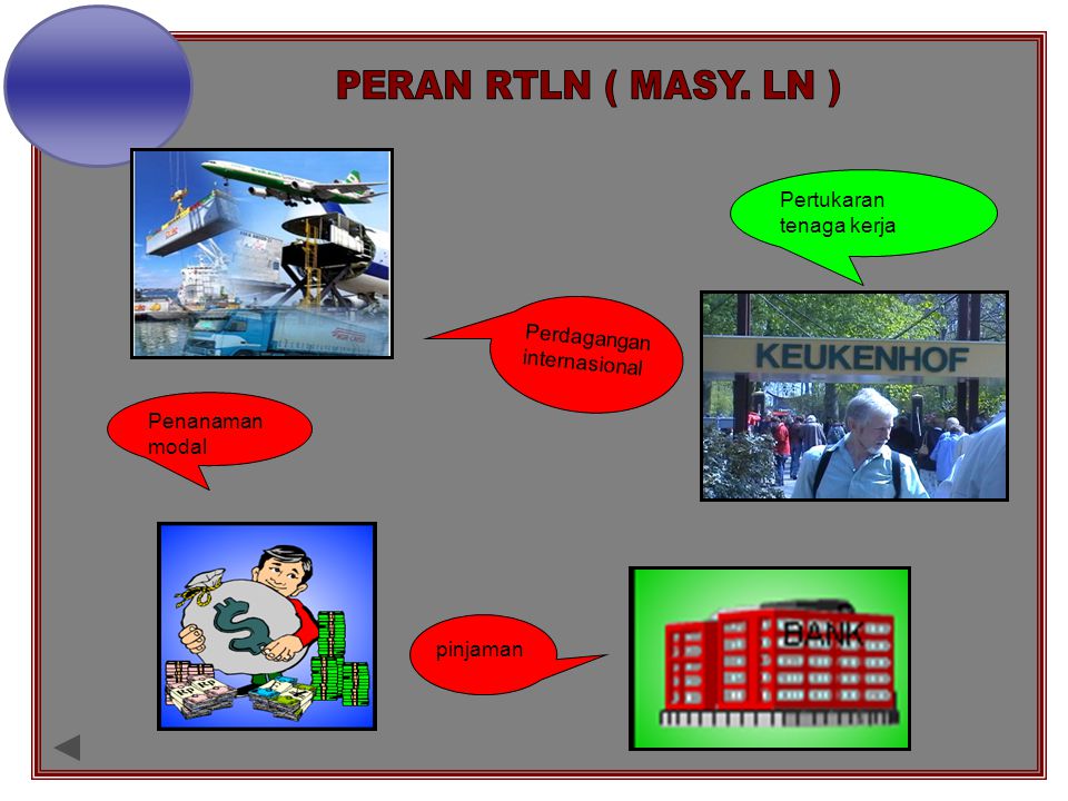 a. PERAN RTLN ( MASY. LN ) Pertukaran tenaga kerja
