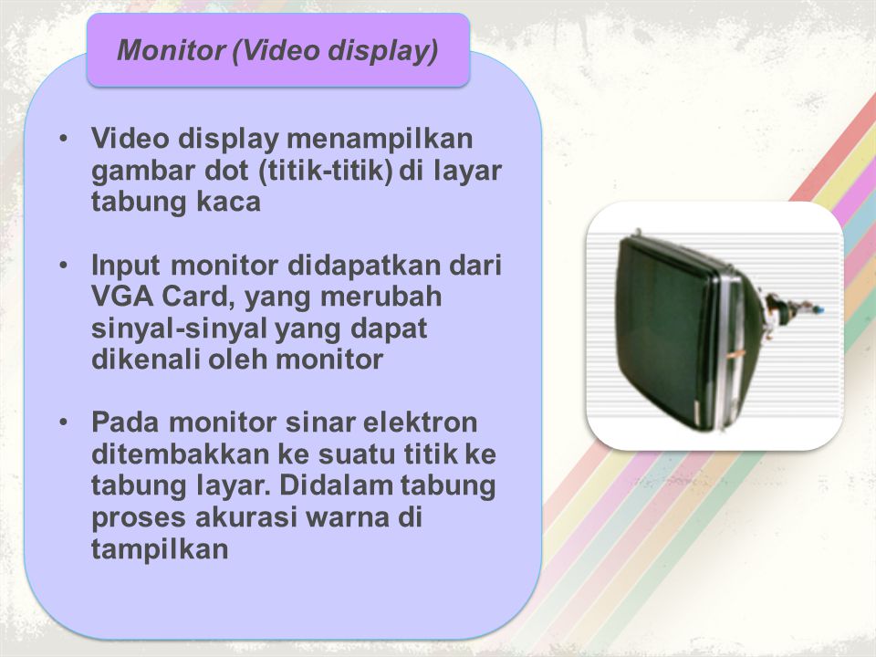 Monitor (Video display)