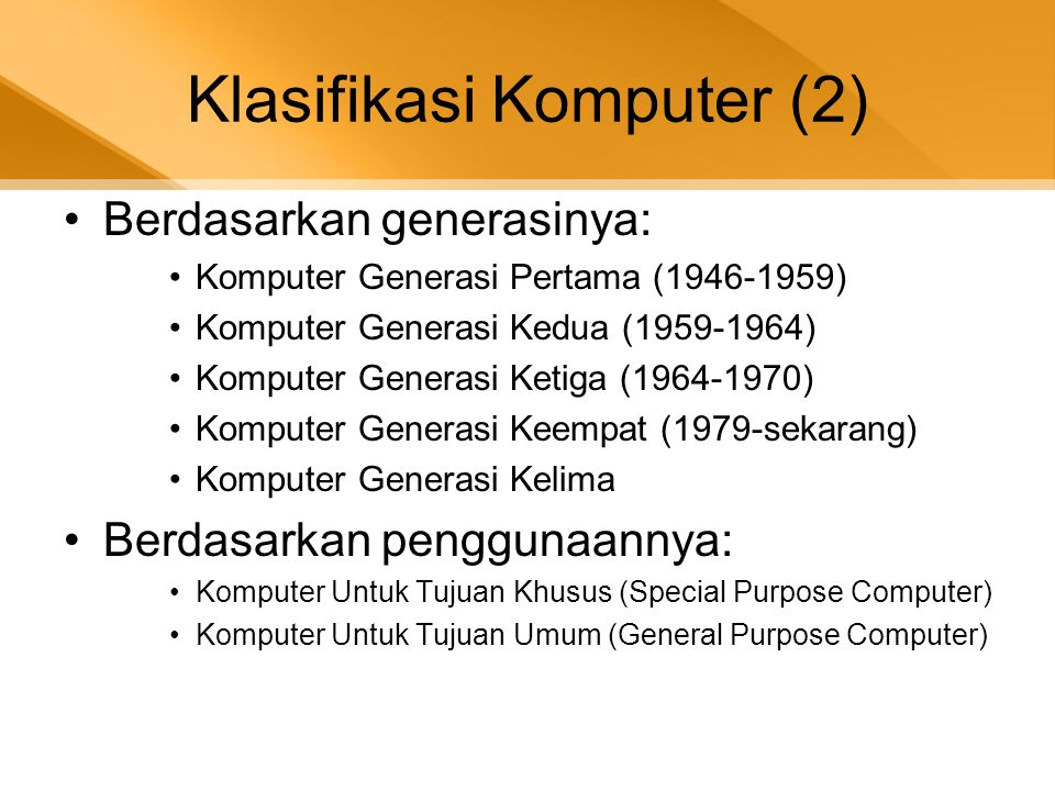 Klasifikasi Komputer (2)
