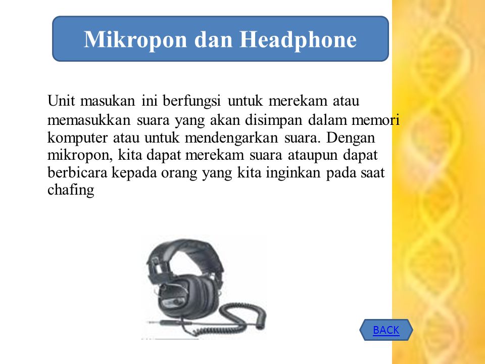 Mikropon dan Headphone