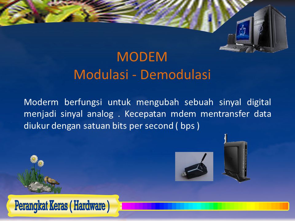 MODEM Modulasi - Demodulasi