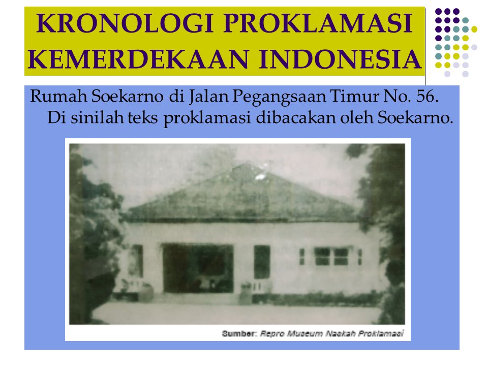 KRONOLOGI PROKLAMASI KEMERDEKAAN INDONESIA