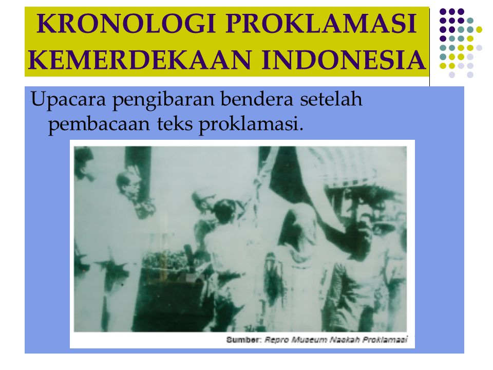 KRONOLOGI PROKLAMASI KEMERDEKAAN INDONESIA