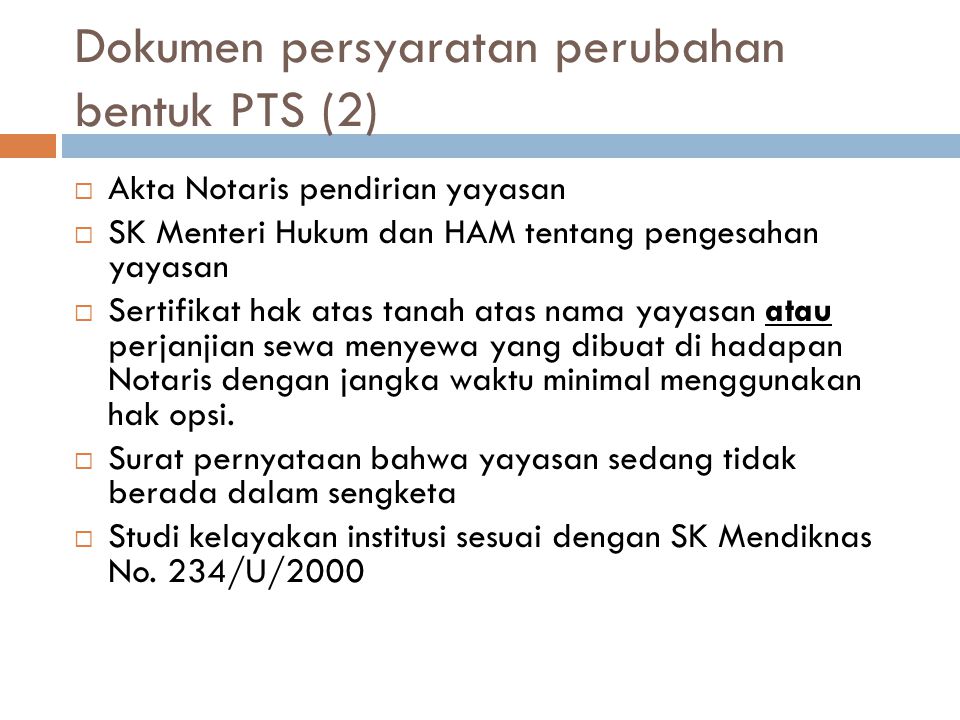 Dokumen persyaratan perubahan bentuk PTS (2)