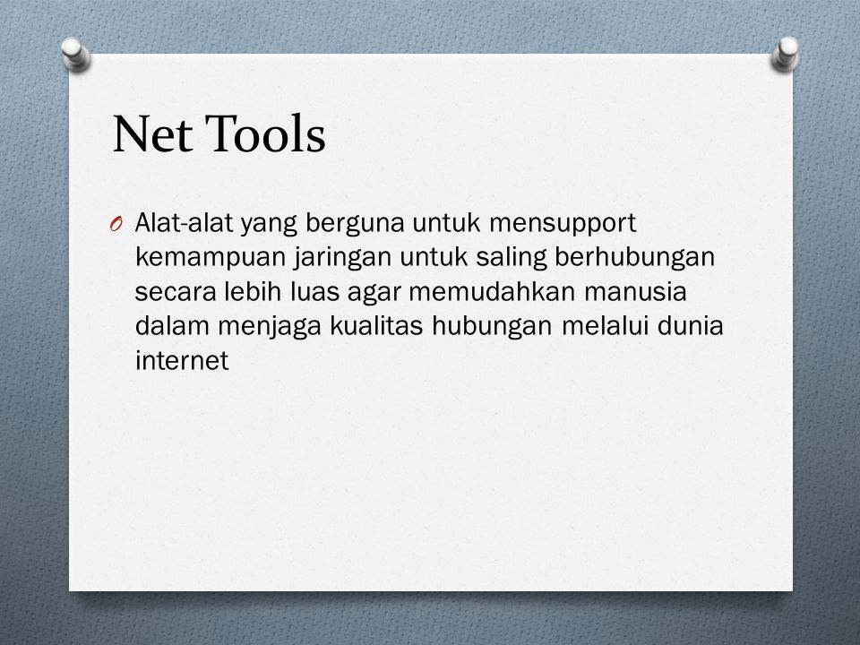 Net Tools