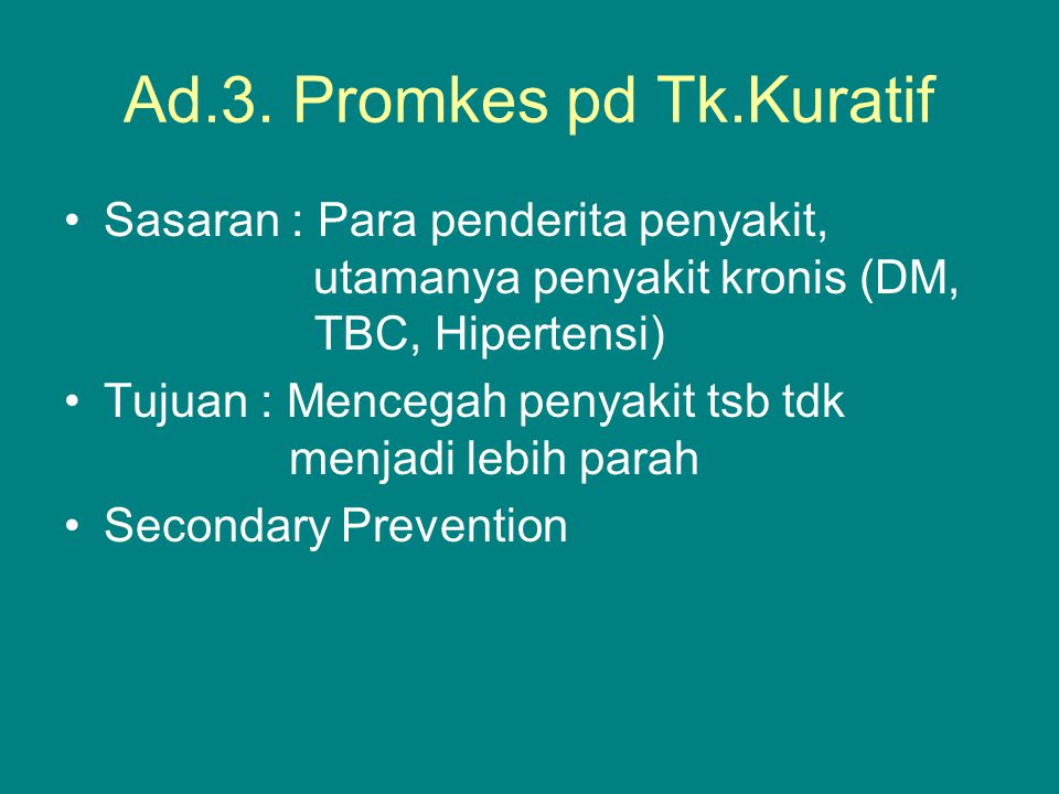 Ad.3. Promkes pd Tk.Kuratif