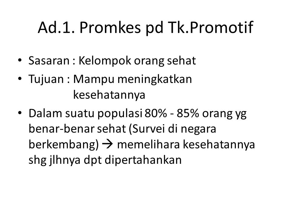 Ad.1. Promkes pd Tk.Promotif