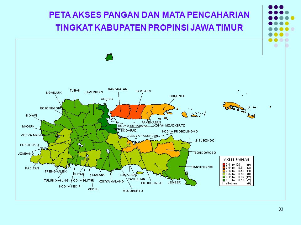 Peta Kerawanan Pangan Food Insecurity Atlas Fia Provinsi