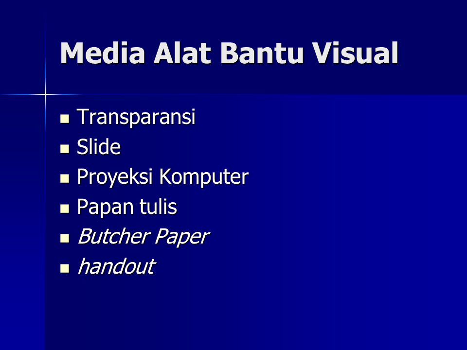 Media Alat Bantu Visual