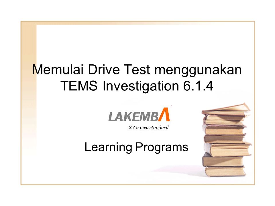 Memulai Drive Test menggunakan TEMS Investigation 6.1.4