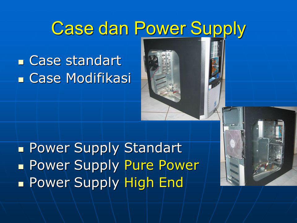 Case dan Power Supply Case standart Case Modifikasi