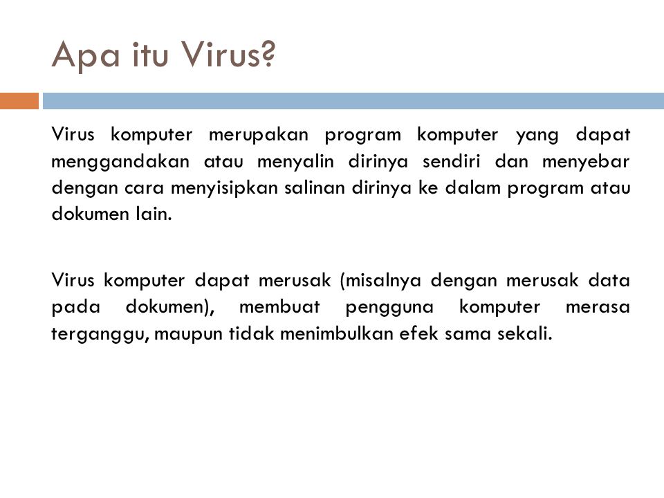 Apa itu Virus