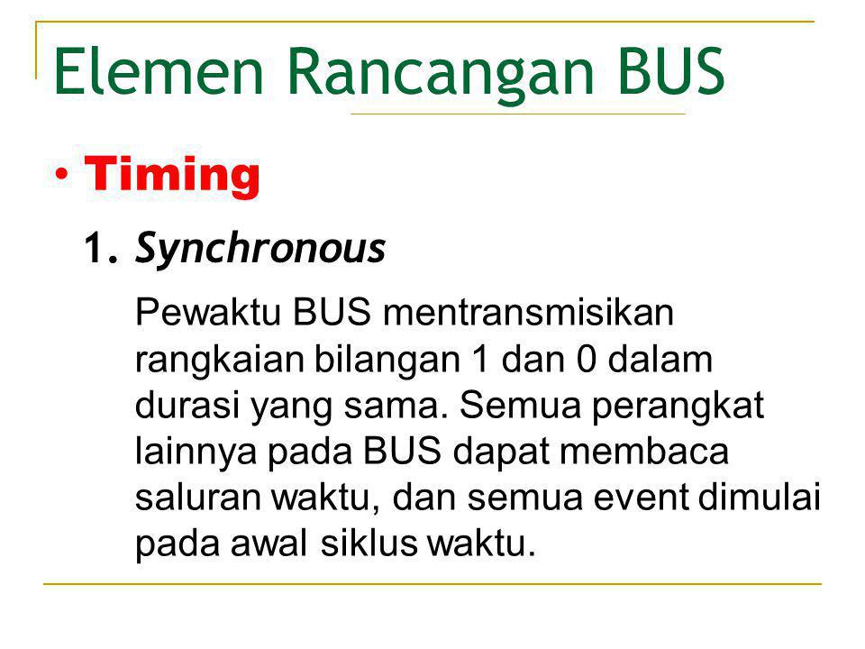 Elemen Rancangan BUS Timing Synchronous
