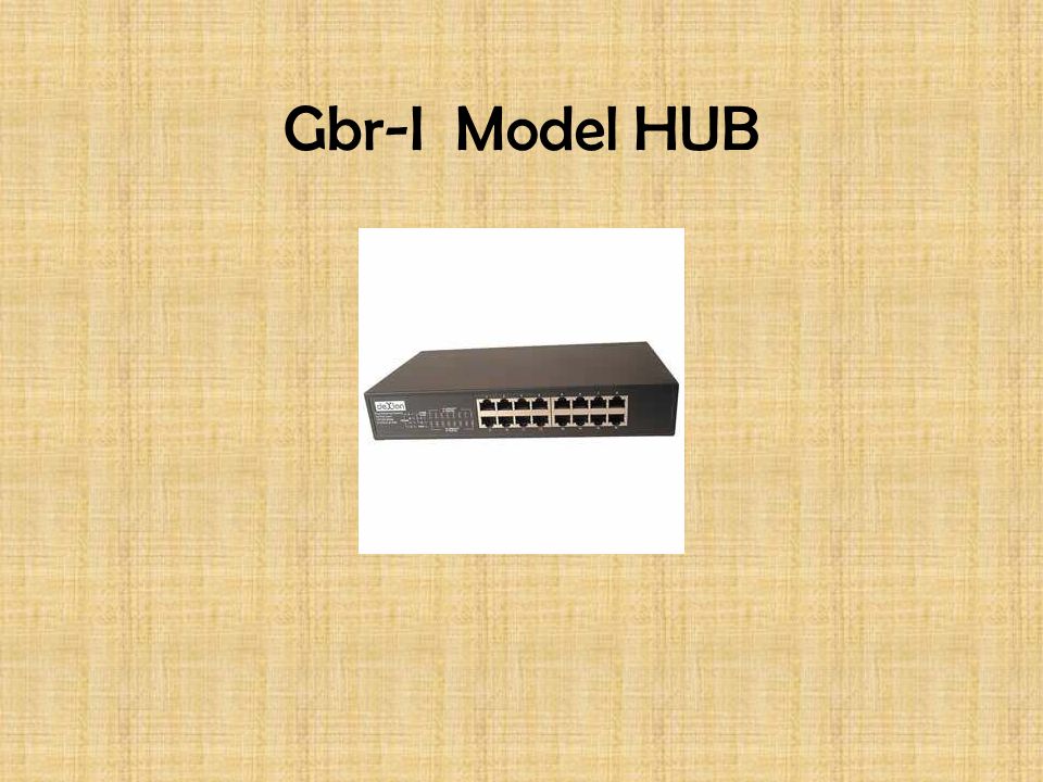 Gbr-I Model HUB