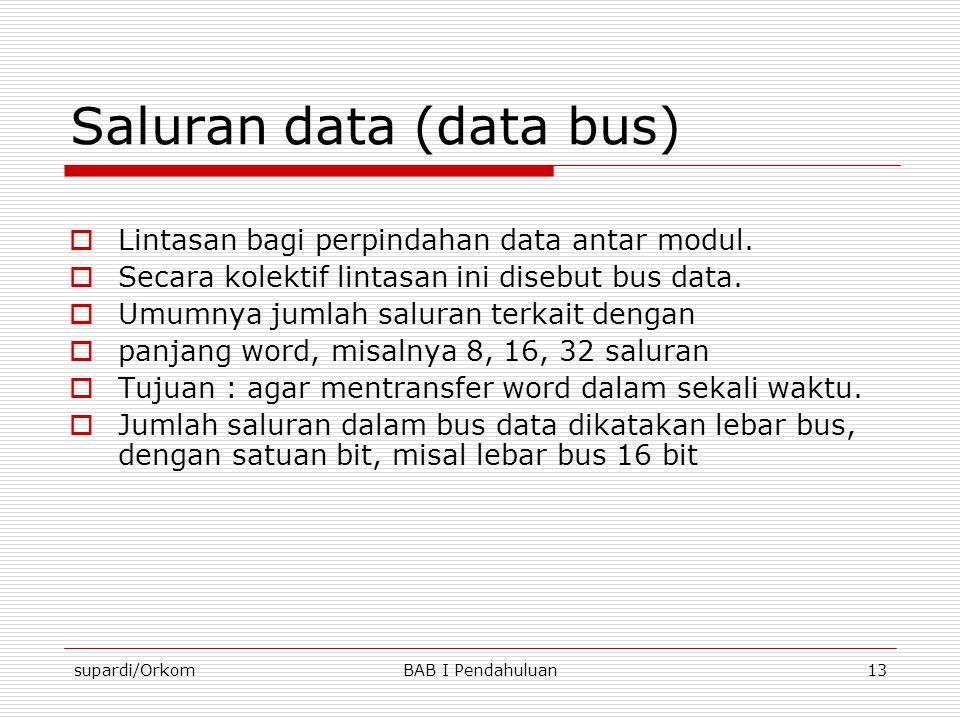 Saluran data (data bus)