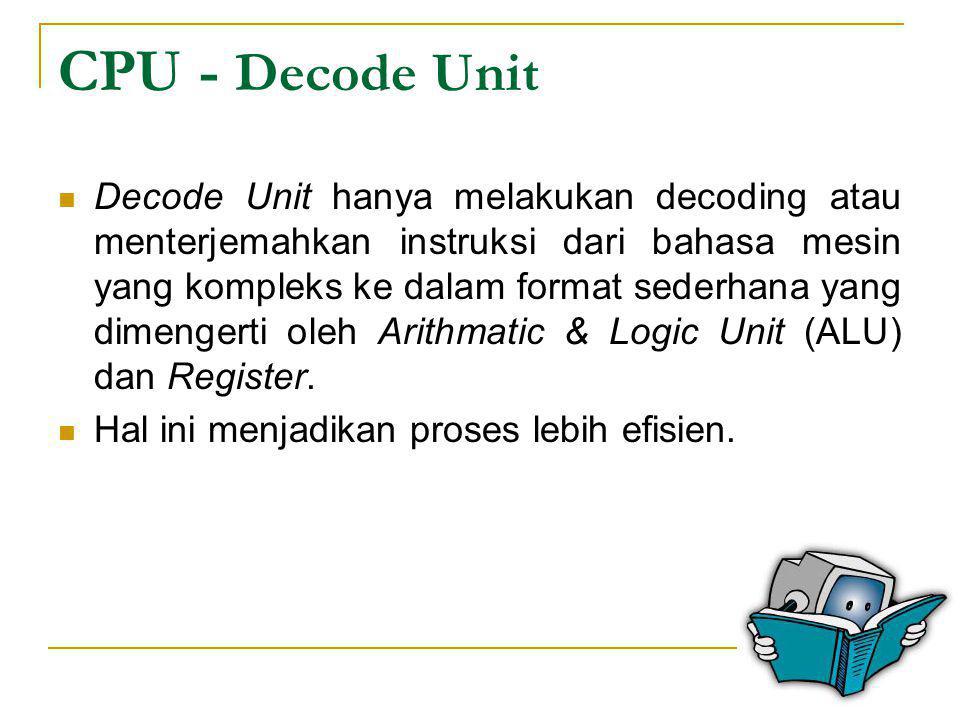 CPU - Decode Unit