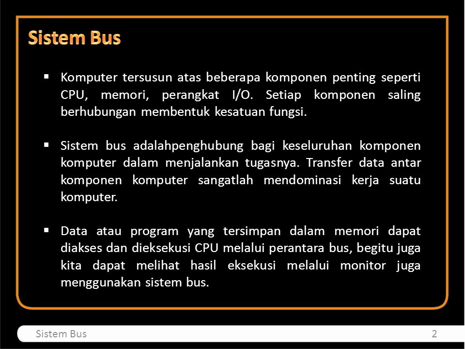 Sistem Bus