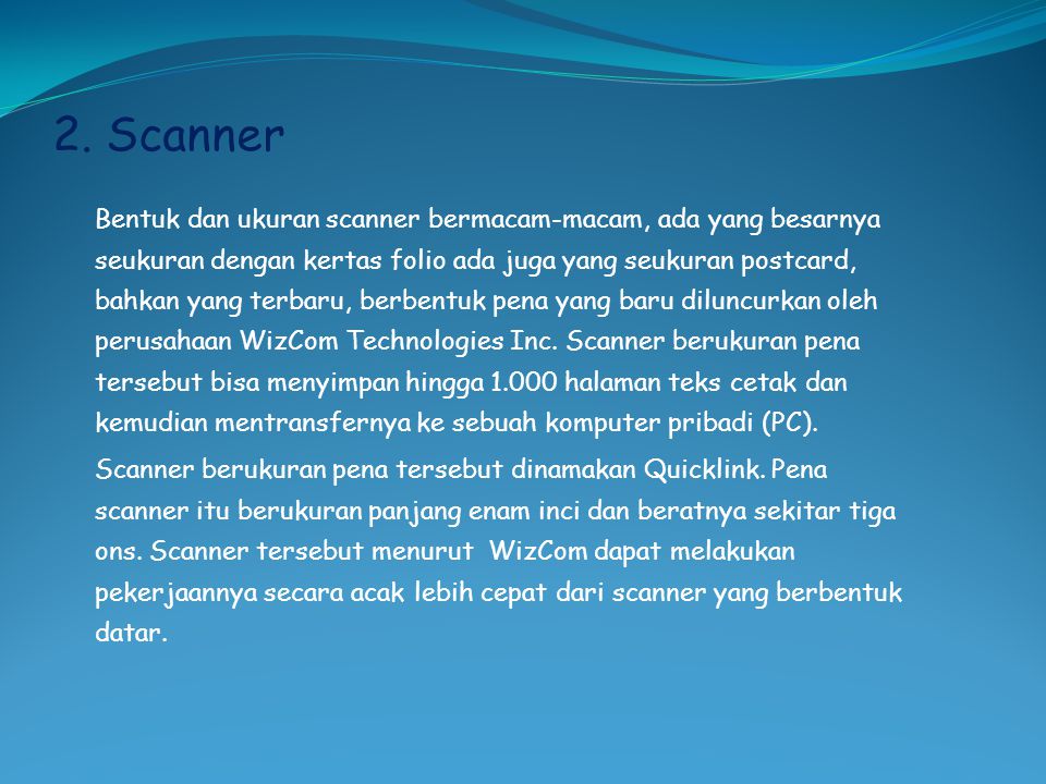 2. Scanner