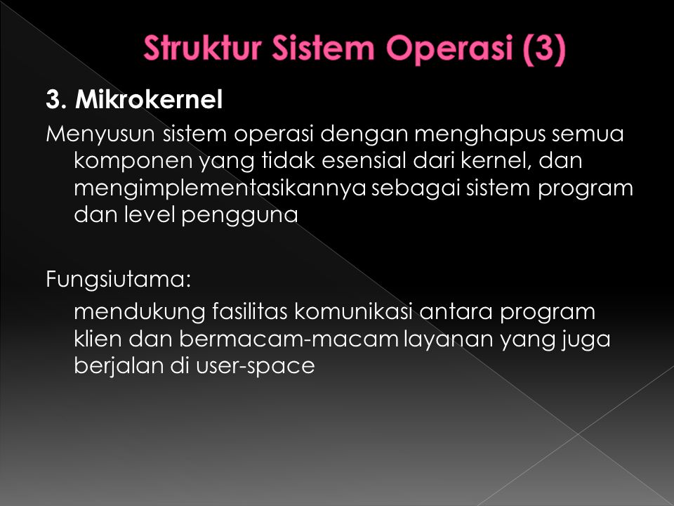 Struktur Sistem Operasi (3)