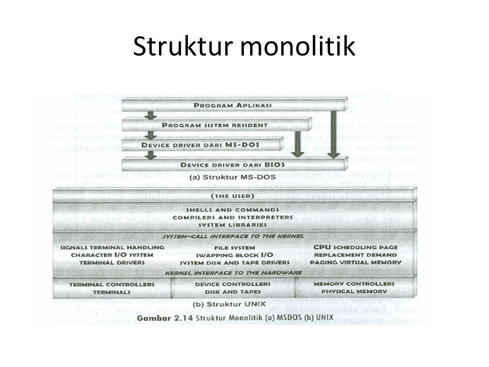 Struktur monolitik