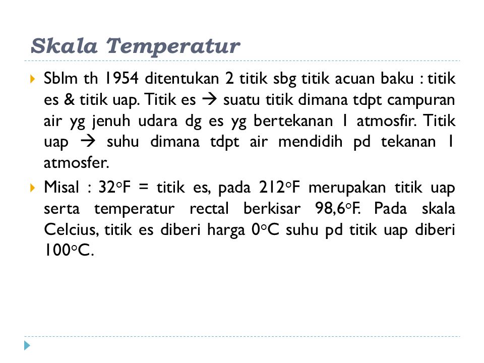 Skala Temperatur
