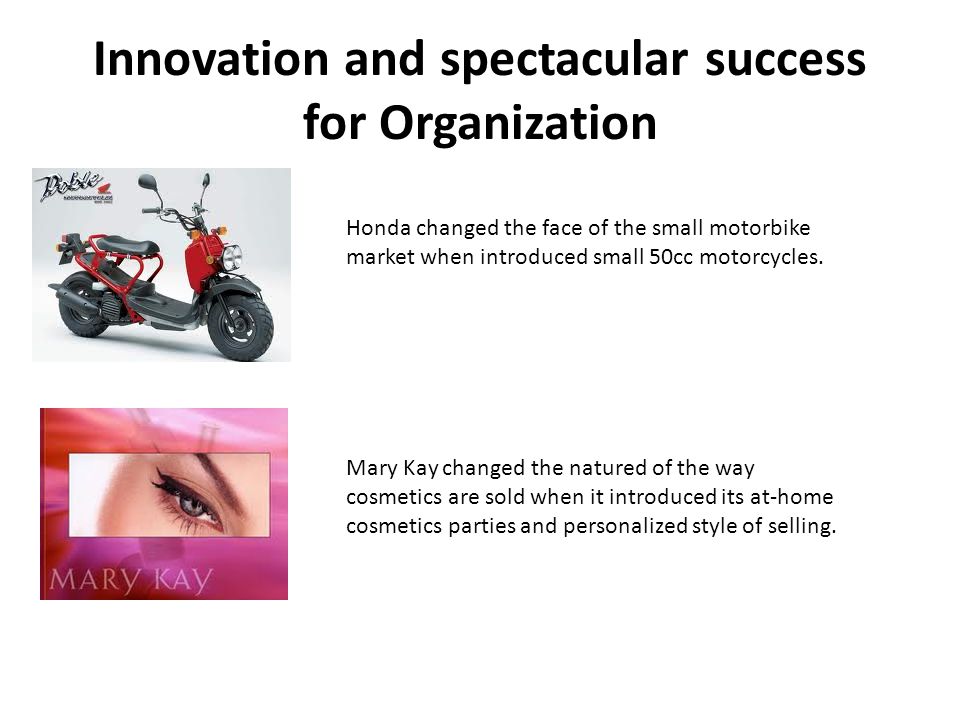 Innovation and spectacular success for Organization