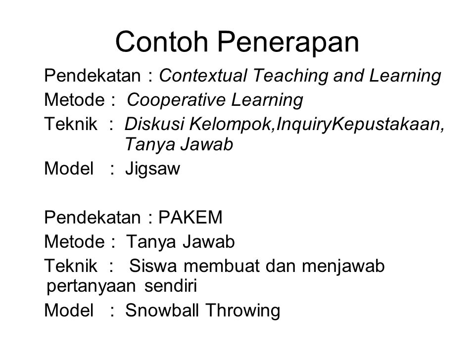 Perbedaan Model Metode Dan Pendekatan Pembelajaran - Seputar Model