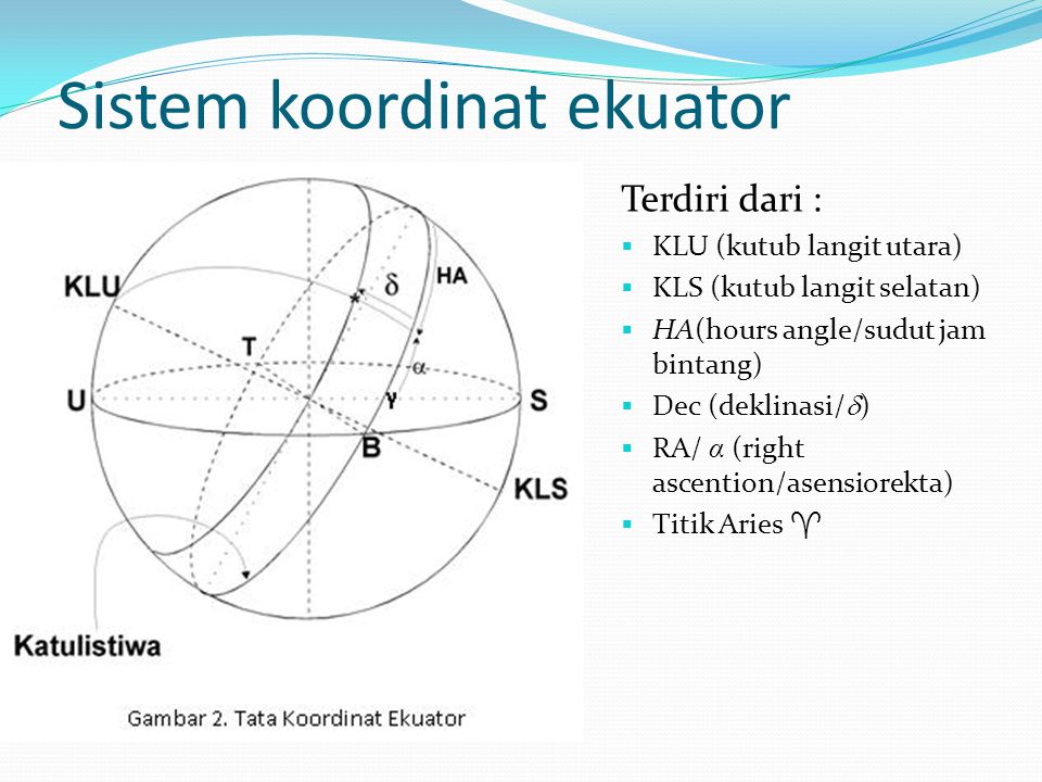 Sistem koordinat ekuator