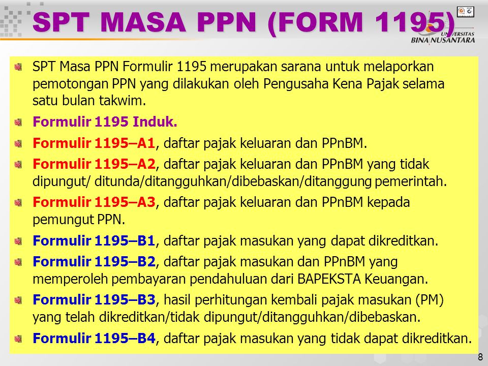 SPT MASA PPN (FORM 1195)