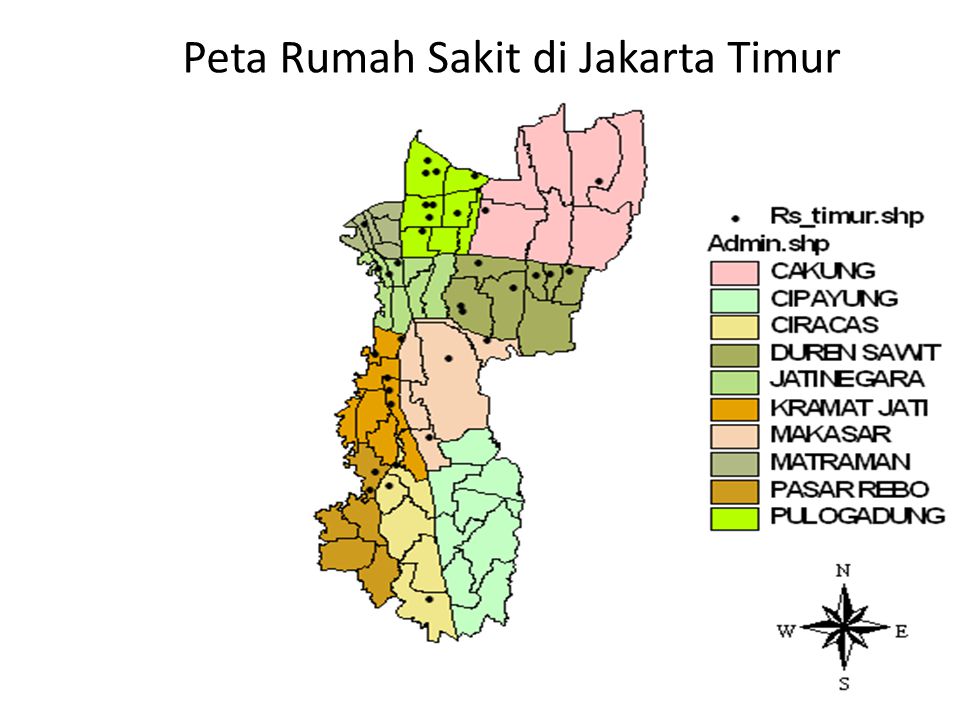 PETA RUMAH SAKIT DI PROVINSI DKI JAKARTA - ppt download