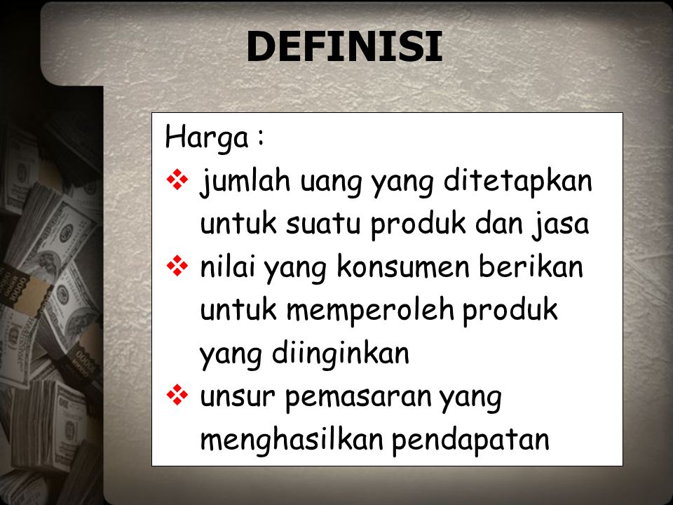 Definisi Harga – Brain