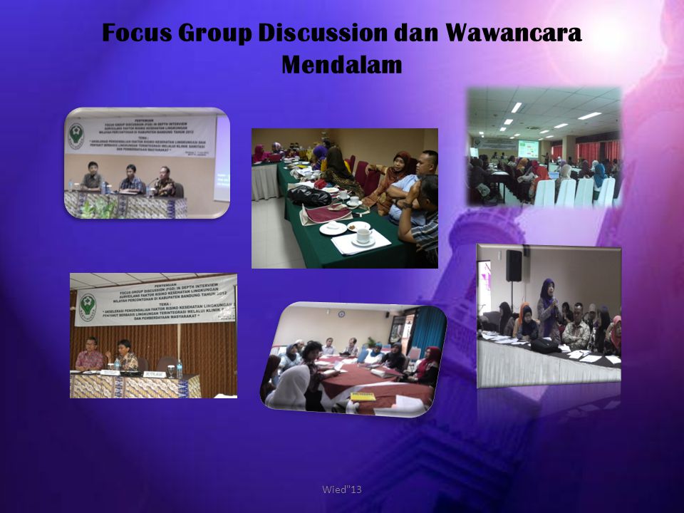 Focus Group Discussion dan Wawancara Mendalam