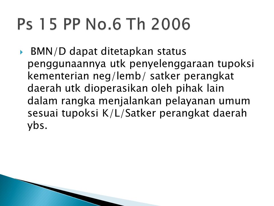 Ps 15 PP No.6 Th 2006