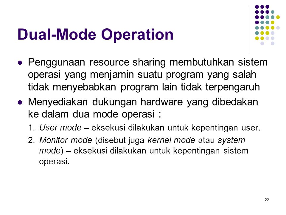 Dual-Mode Operation