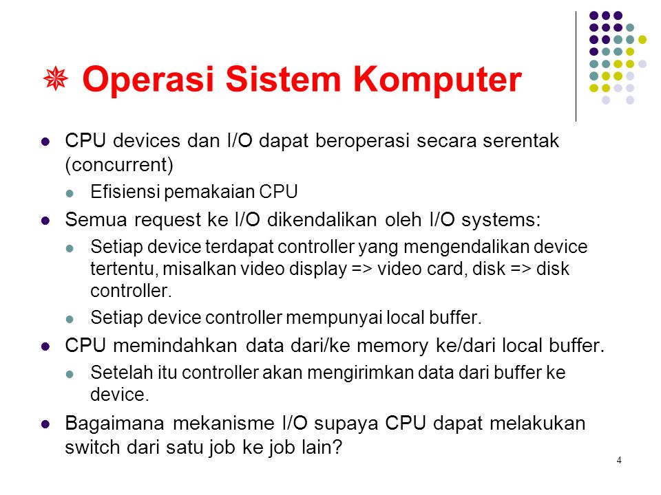  Operasi Sistem Komputer