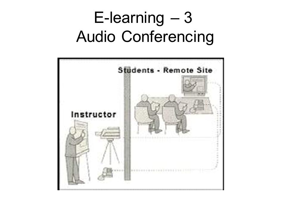 E-learning – 3 Audio Conferencing